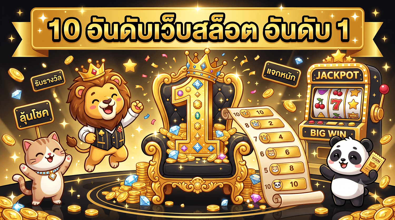 10 อันดับเว็บสล็อต อันดับ 1: เจาะลึกทางเลือกที่ดีที่สุดสำหรับนักปั่นสล็อตมืออาชีพ