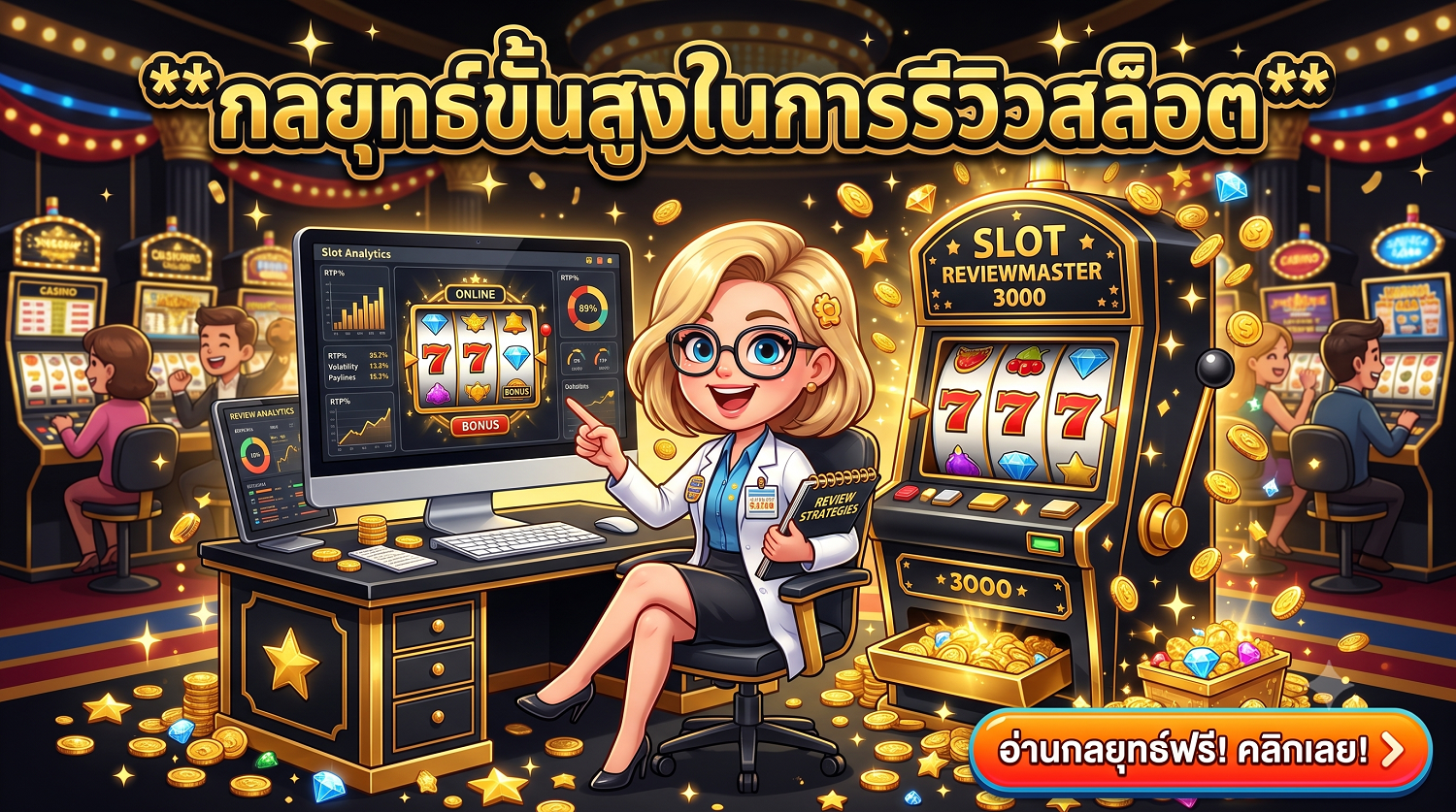 กลยุทธ์รีวิวสล็อต-เกมทำเงิน-หลีกเลี่ยงกับดัก