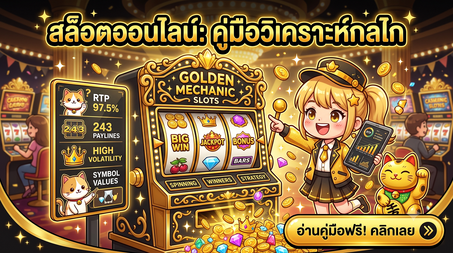 สล็อตออนไลน์-คู่มือวิเคราะห์กลไก-กลยุทธ์ทำเงิน
